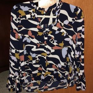 Ann Taylor Butterfly Blouse